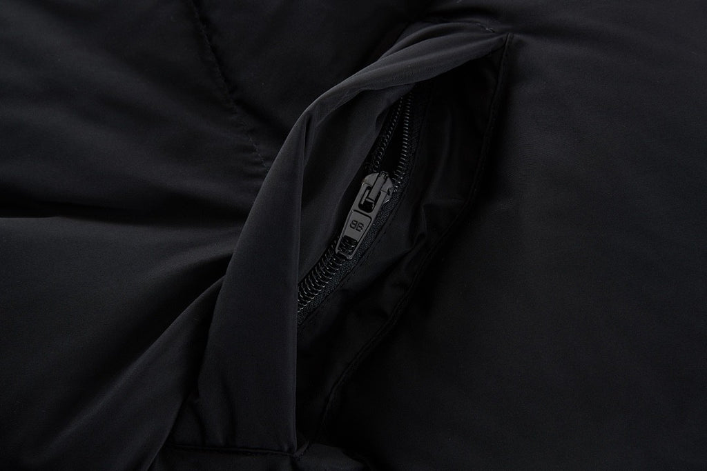 Balenciaga X Adidas Men's Winter Black Logo Print Stand Collar Puffer Down Jacket #73539