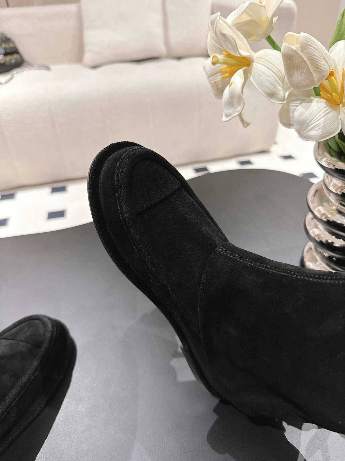 Chanel Women's Suede Boots #335027