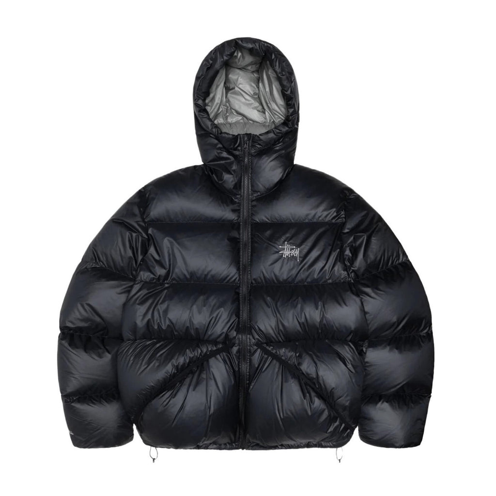 Stussy Micro Ripstop Down Parka Long Sleeve Zipper Hooded Puffer Down Jacket #97738