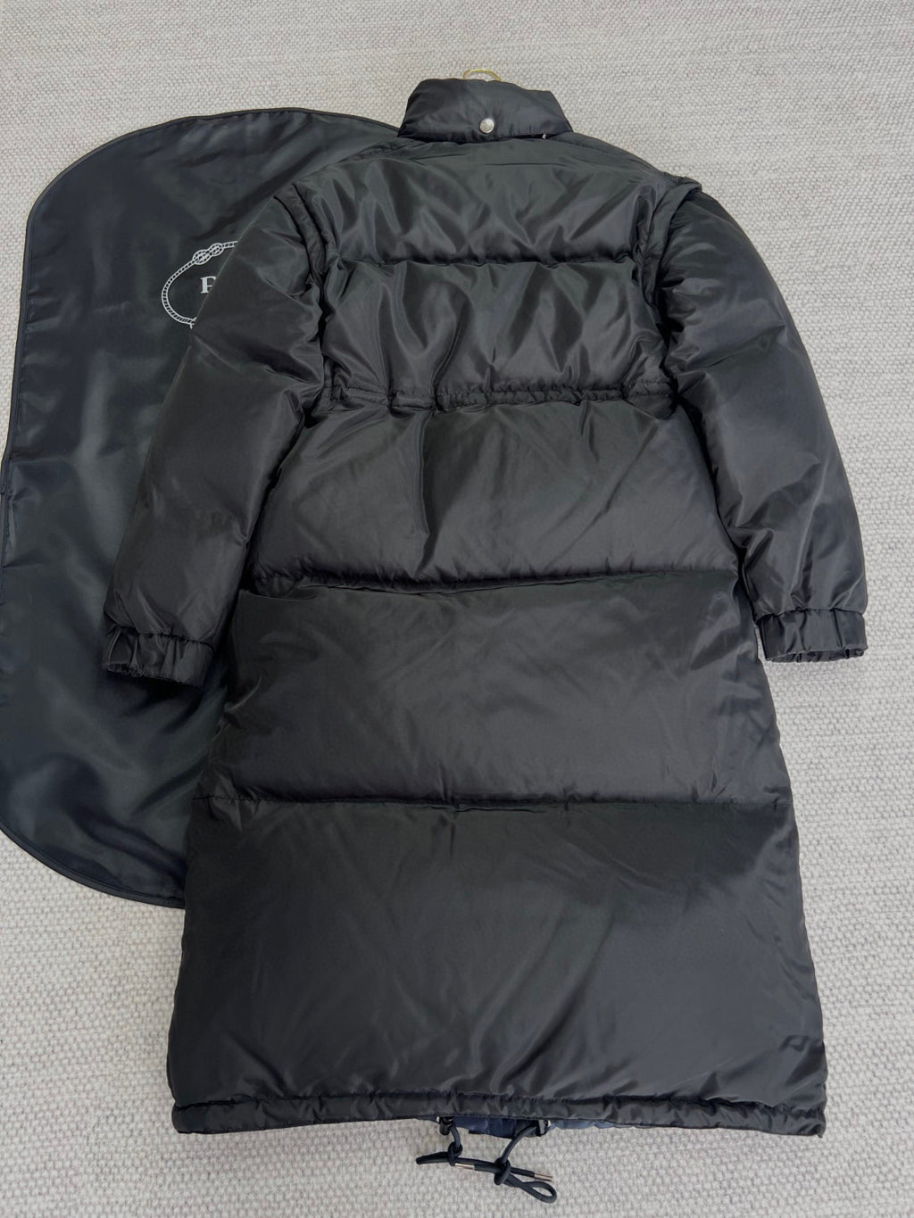 Prada Re-Nylon Long Puffer Down Coat Jacket #96837