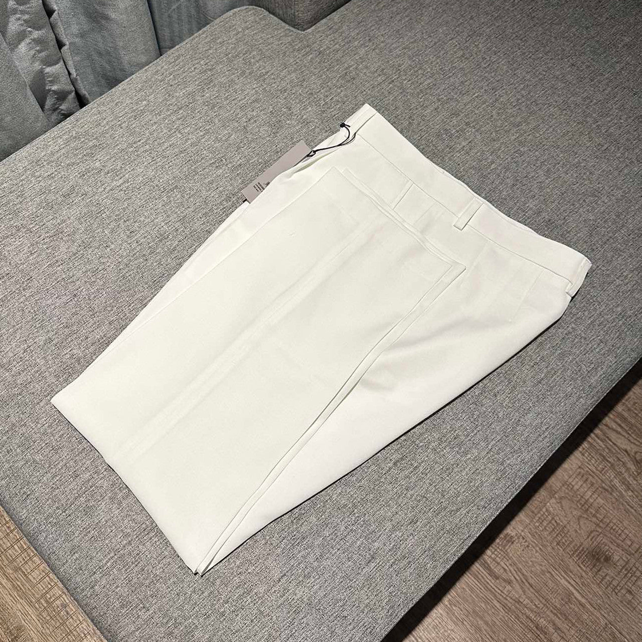 Dior Men's And Women's White Wool Single-breasted Blazer Top Jacket Pleated Bustier Skirt Pants Three-piece Set Suit #73599