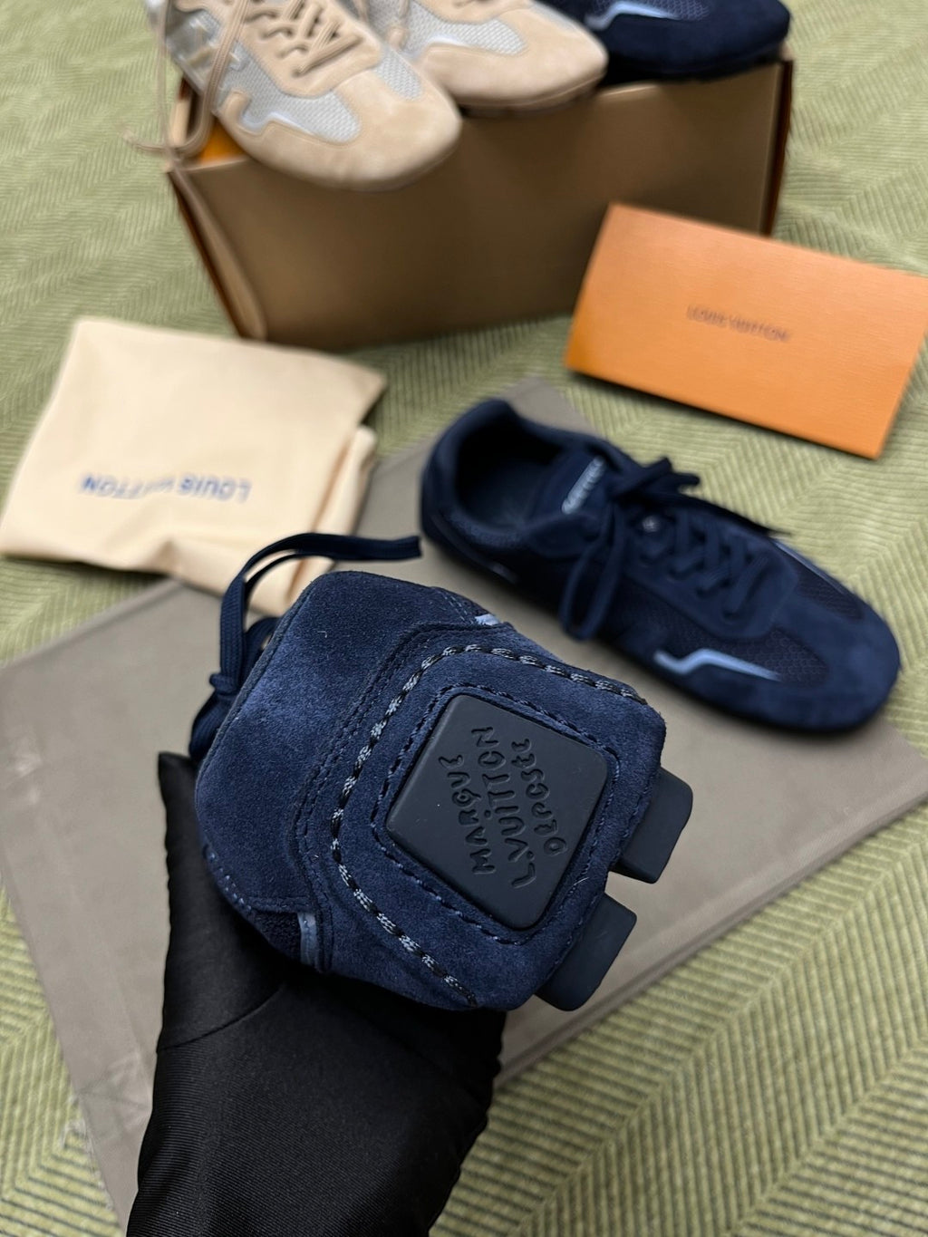 Louis Vuitton LV RALLY Men's Spring/Autumn Classic Casual Round Toe Lace Up Low Top Thin Sole Casual Shoes Sports Shoes 1AHTZG #78188