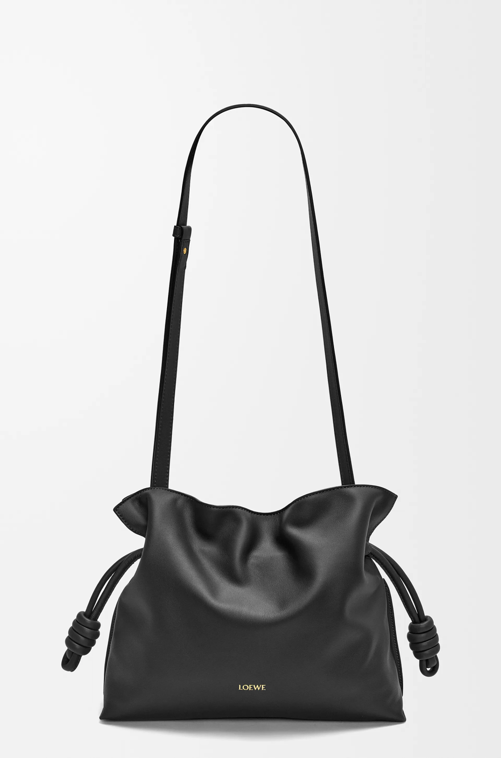 Loewe Women's Medium Nappa Calfskin Leather Flamenco Clutch Solid Color Shoulder Crossbody Bag Magnetic Clasp Closure Bag Bags 0010966075 #81348