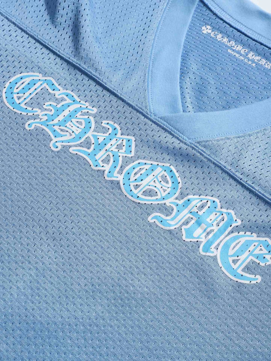 NlGO Chrome Hearts Men's Summeand Winter Blue Short Sleeve T-ShirtShorts Set Suit #72367