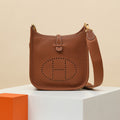Hermes Evelyne 23 Elephant Grey Silver Buckle Black And Silver Single-shoulder Crossbody Bag Multi-colour Collection Link A Luxurious And Elegant Crossbody Bag Bags #82929A