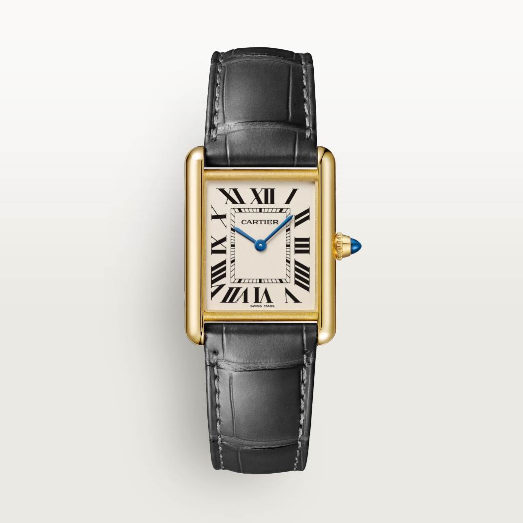 Cartier Tank Must De Cartier Watch Women's Large Gold And Silver Fashionable Temperament Watch #81211