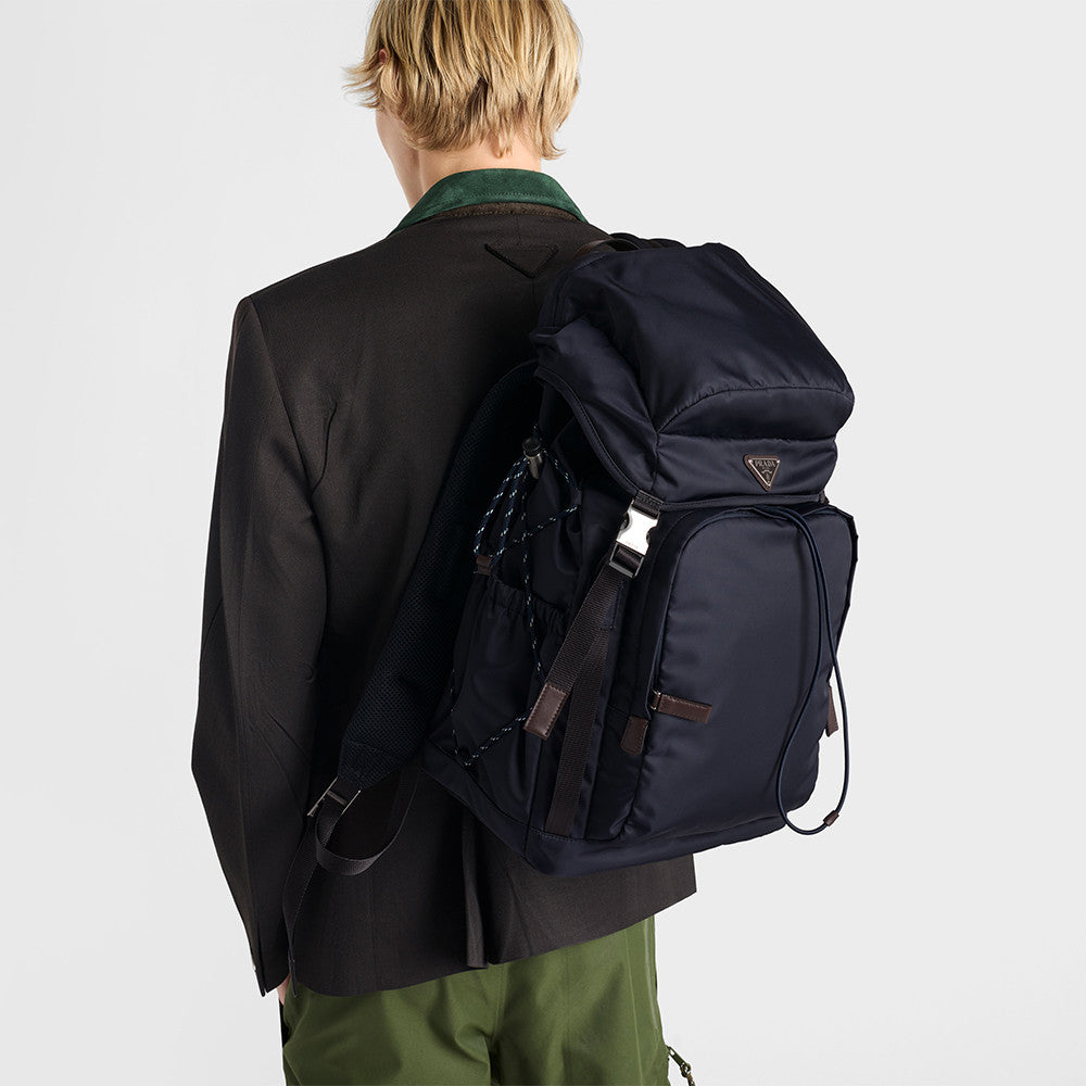 PRADA Prada Speedrock Re-nylon And Leather Backpack #383410