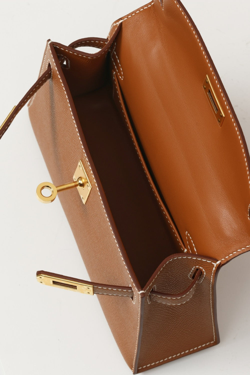 Hermes Women's Fashion Classic Mini Kelly Gold Buckle Cowhide Shoulder Bag Handbag Tote Bag Crossbody Bag Bags H071302CC37 Handcrafted Leather Bag From The Original Factory's Premium Custom Collection #78359