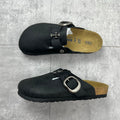 Chrome Hearts x Birkenstock Men's And Women's Spring Summer Round Toe Buckle Slippers Vacation Fashion Trend Cross Logo Sandals Shoes #77682