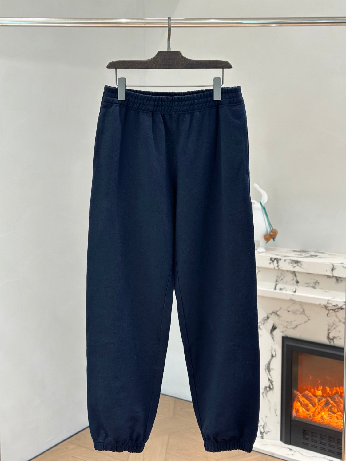 Burberry Men's Cotton Hoodie Jogging Pants in Navy #335634