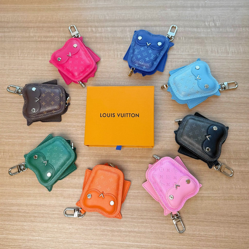 Louis Vuitton Lv Owl Headphones Bag Keychain Pendant Fashionable Exquisite Bag Pendant Monogram Mini Bag Accessory M03442 #195328