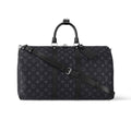 LOUIS VUITTON Keepall Bandoulière 45 Monogram Eclipse Travel M40569 #335964