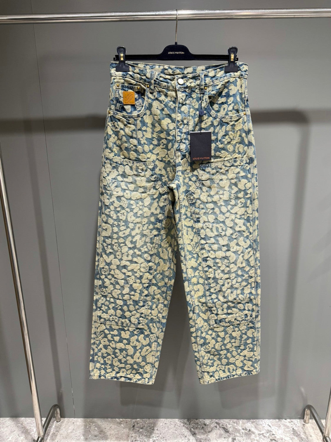 Louis Vuitton Jacquard Workwear Denim Pants 1AILS8 #335823