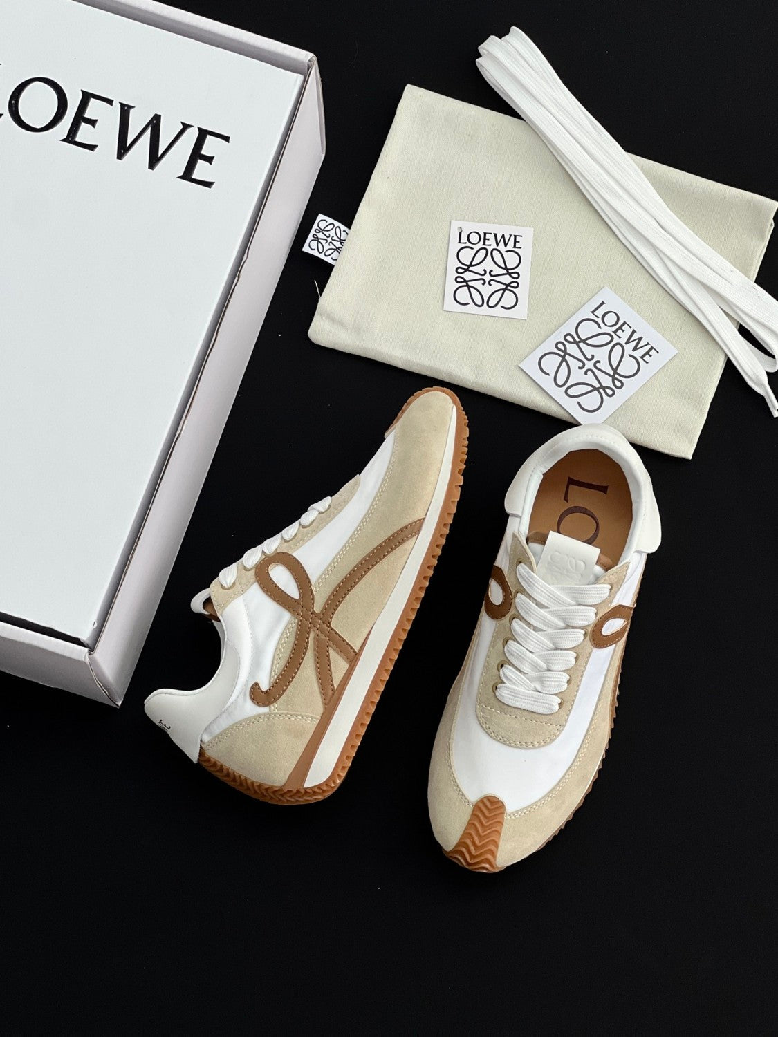 LOEWE Flow Runner 2.0 in Nylon and Suede #385055