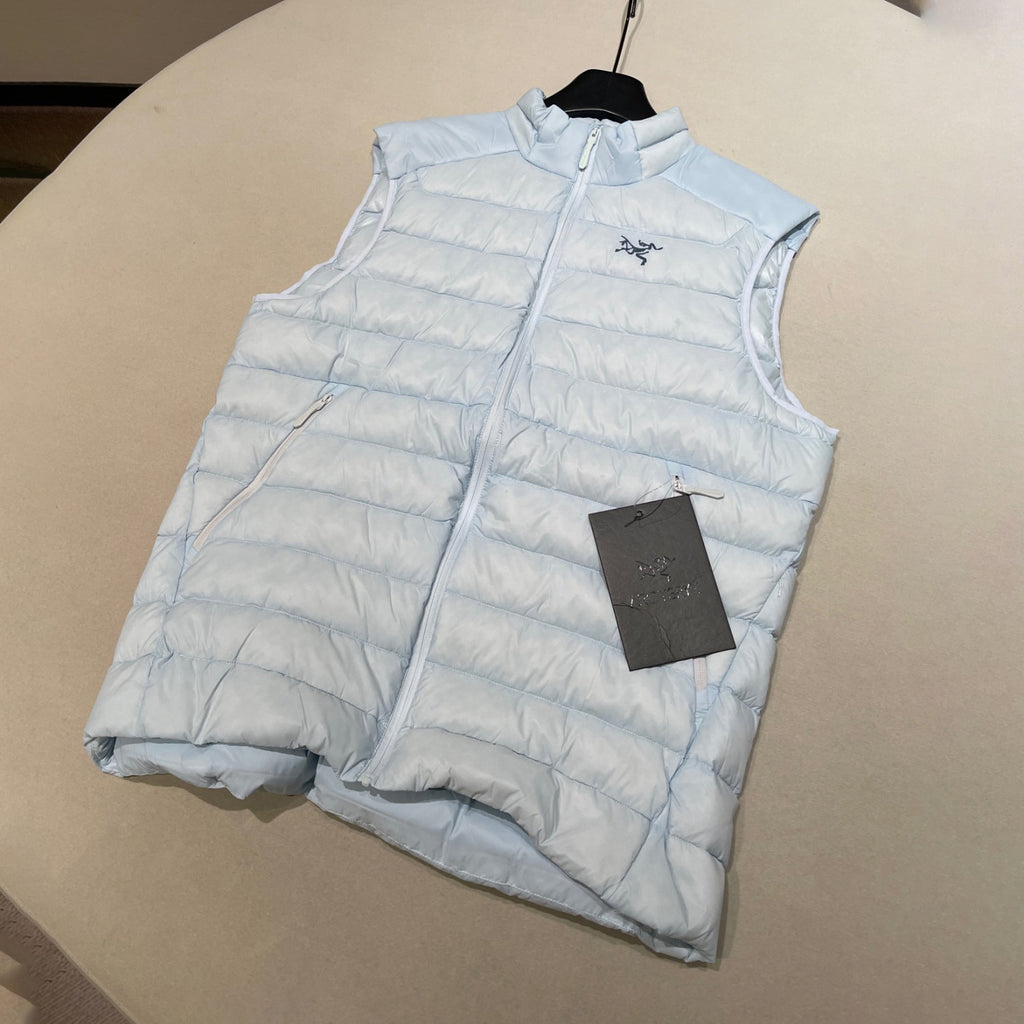Arcteryx Men's Fall/Winter Fashion Casual High Neck Zipper Sleeveless Thermal Vest #79431
