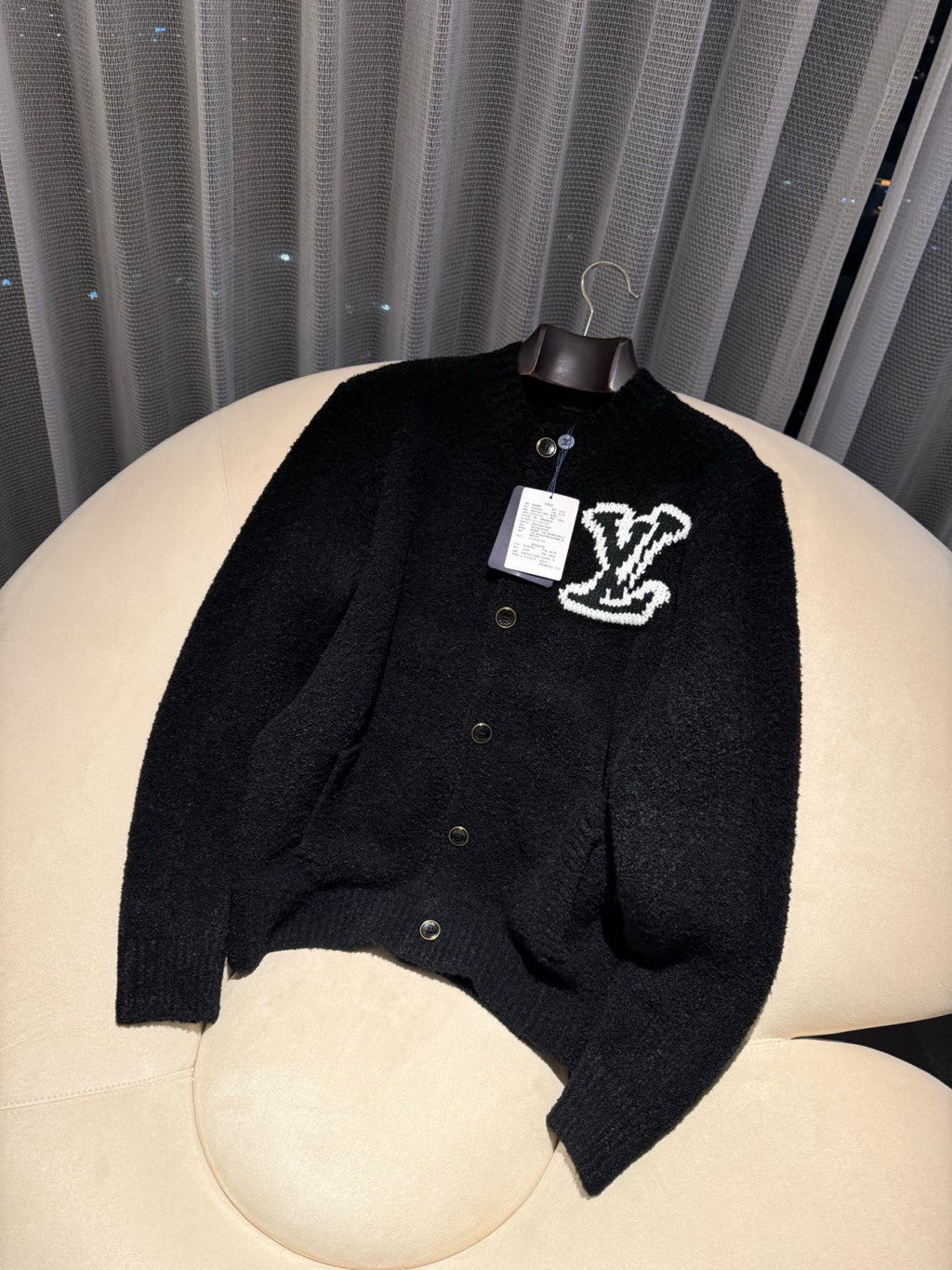 Louis Vuitton Chunky Intarsia Signature Cardigan #336264