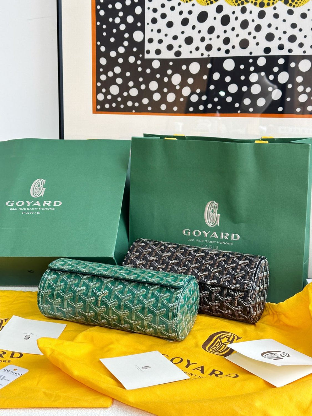 GOYARD Men's Women's Solid Colour Y-Print Storage Gift Box Watch Box #77675