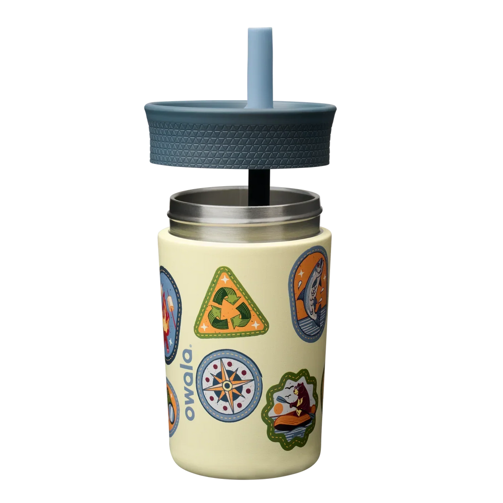 Owala Kids' Tumbler Spill resistant. Easy to clean. BPA free.
