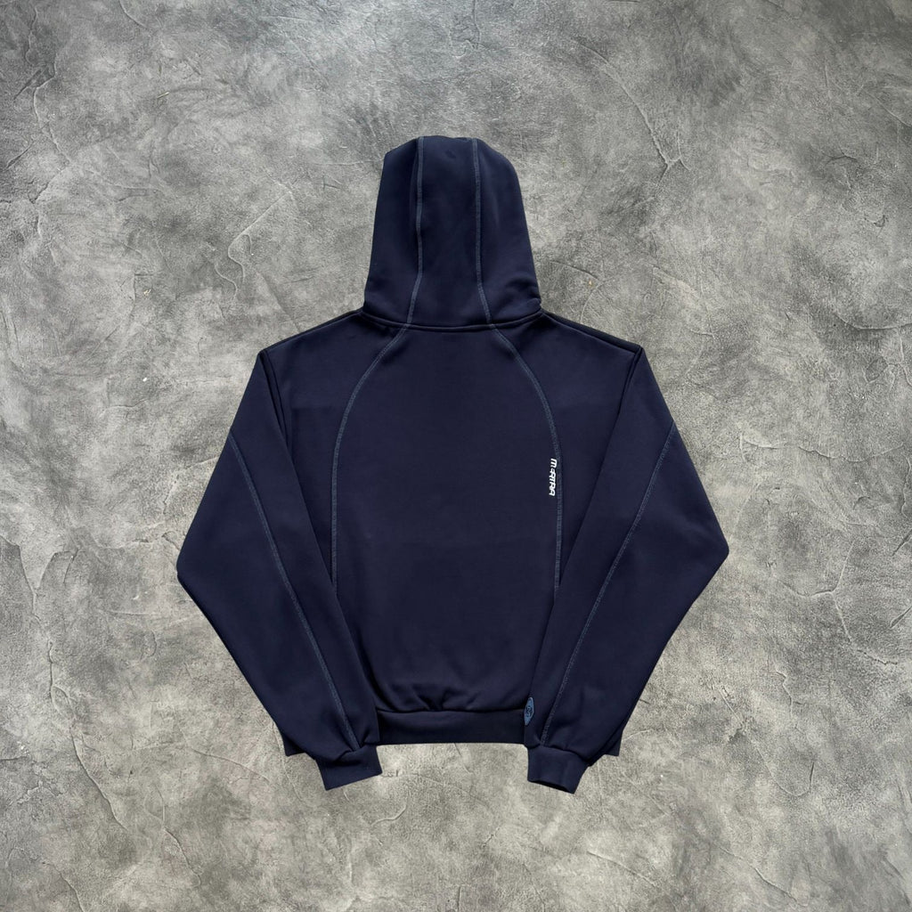 Mertra Glide Overlock Tracksuit Navy Blue