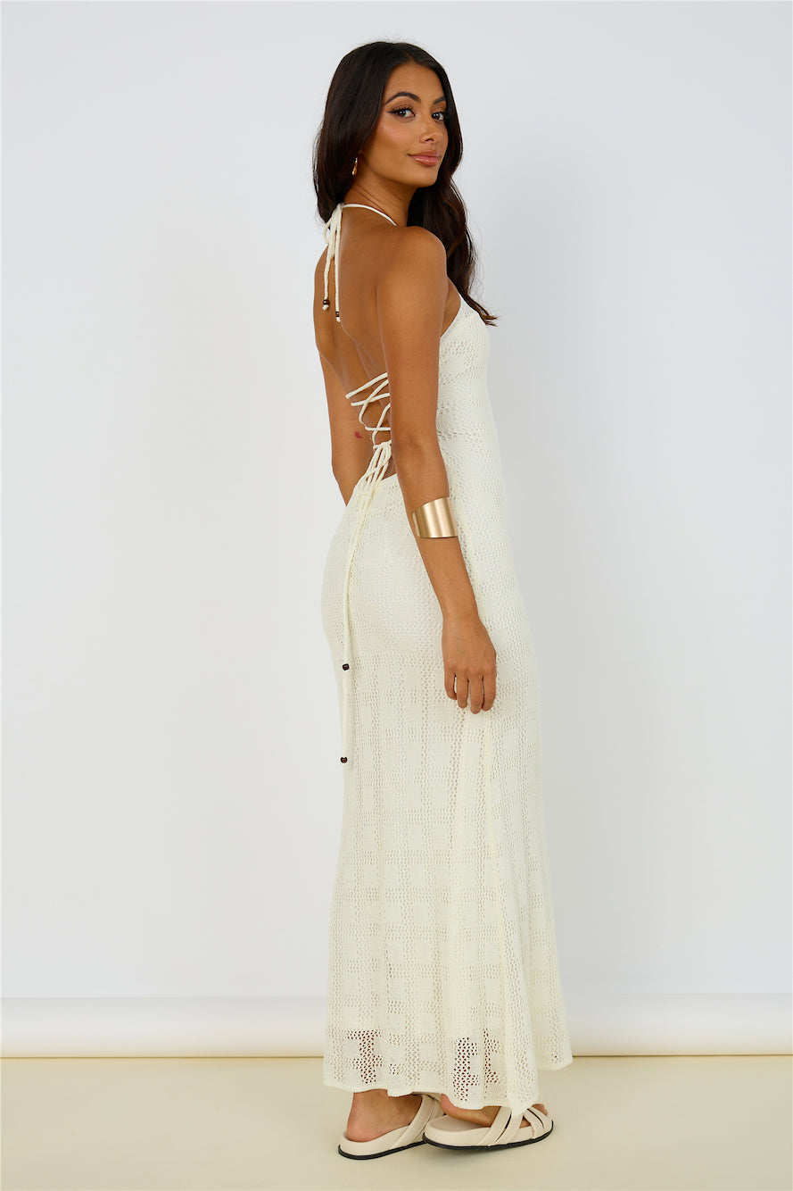 Kombucha Maxi Dress White