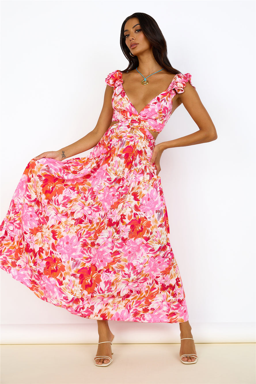 Life Of The Party Maxi Dress Pink