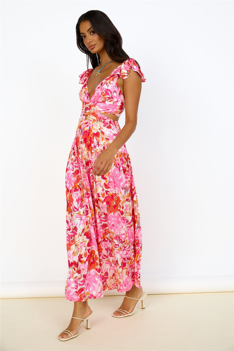 Life Of The Party Maxi Dress Pink