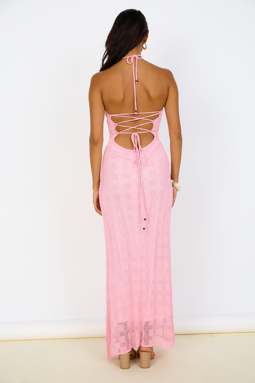 Kombucha Maxi Dress Pink