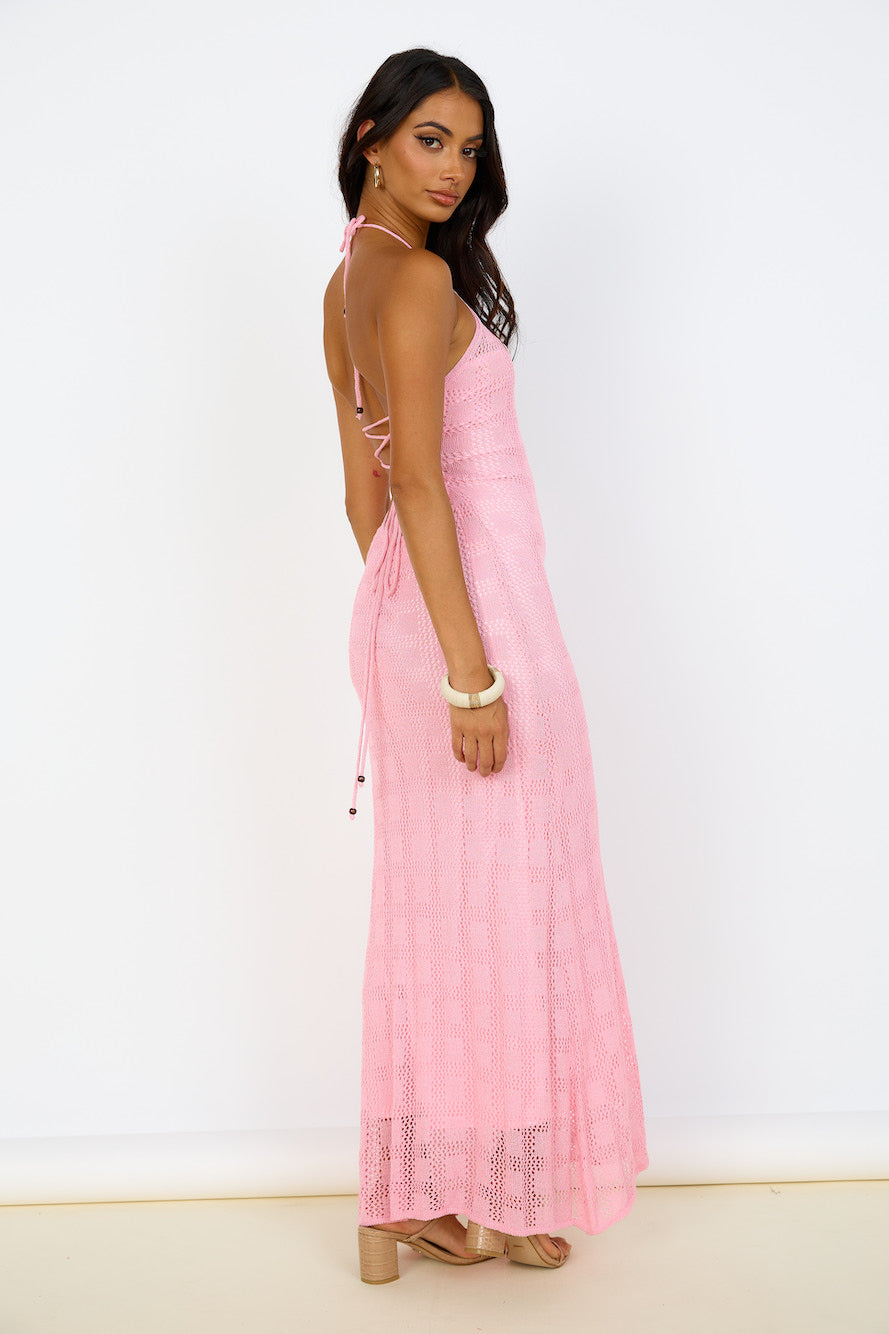 Kombucha Maxi Dress Pink