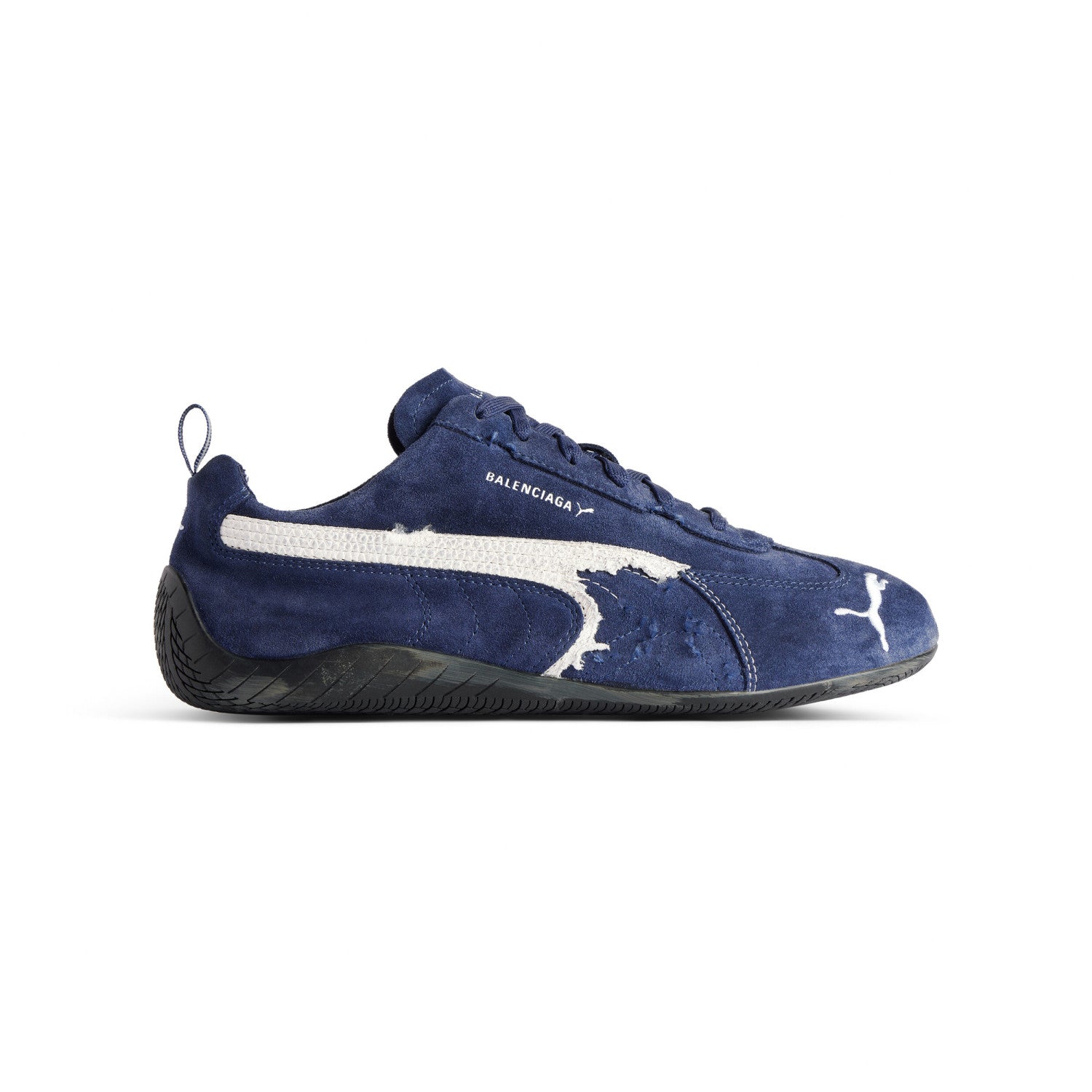 Balenciaga X PUMA SPEEDCAT BALENCIAGA Men's And Women's Spring/fall Fashion Casual Round Toe Lace Up Flat Low Top Thin Suede Sneakers Casual Shoes #79286