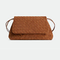 Bottega Veneta Dustbag Giorno Woven Suede Handbag With Drawstring And Clamshell Design Fashionable Elegant And Exquisite Clutch Bag Bags #195310