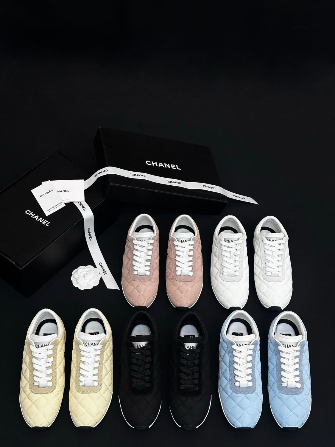 Chanel Trainers Calfskin Suede Calfskin #333965