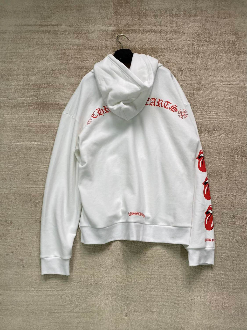 Chrome Chrome Hearts Men's Spring and Autumn Logo Printed Long Sleeve Hooded Sweatshirt Pullover #99977