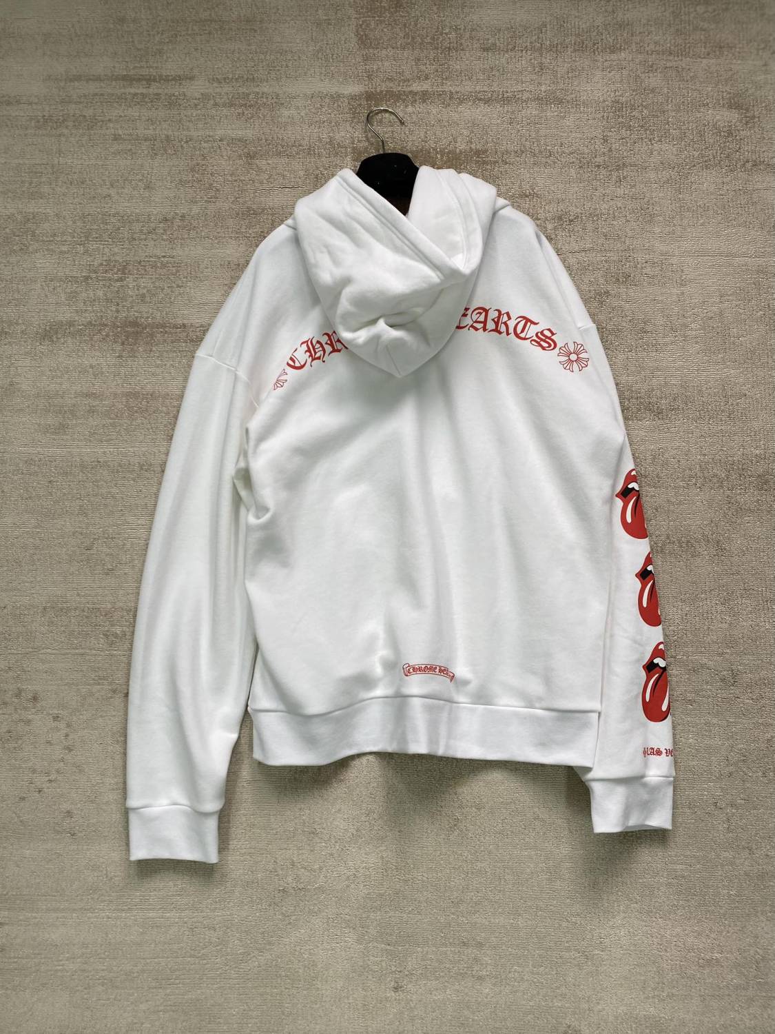 Chrome Chrome Hearts Men's Spring and Autumn Logo Printed Long Sleeve Hooded Sweatshirt Pullover #99977