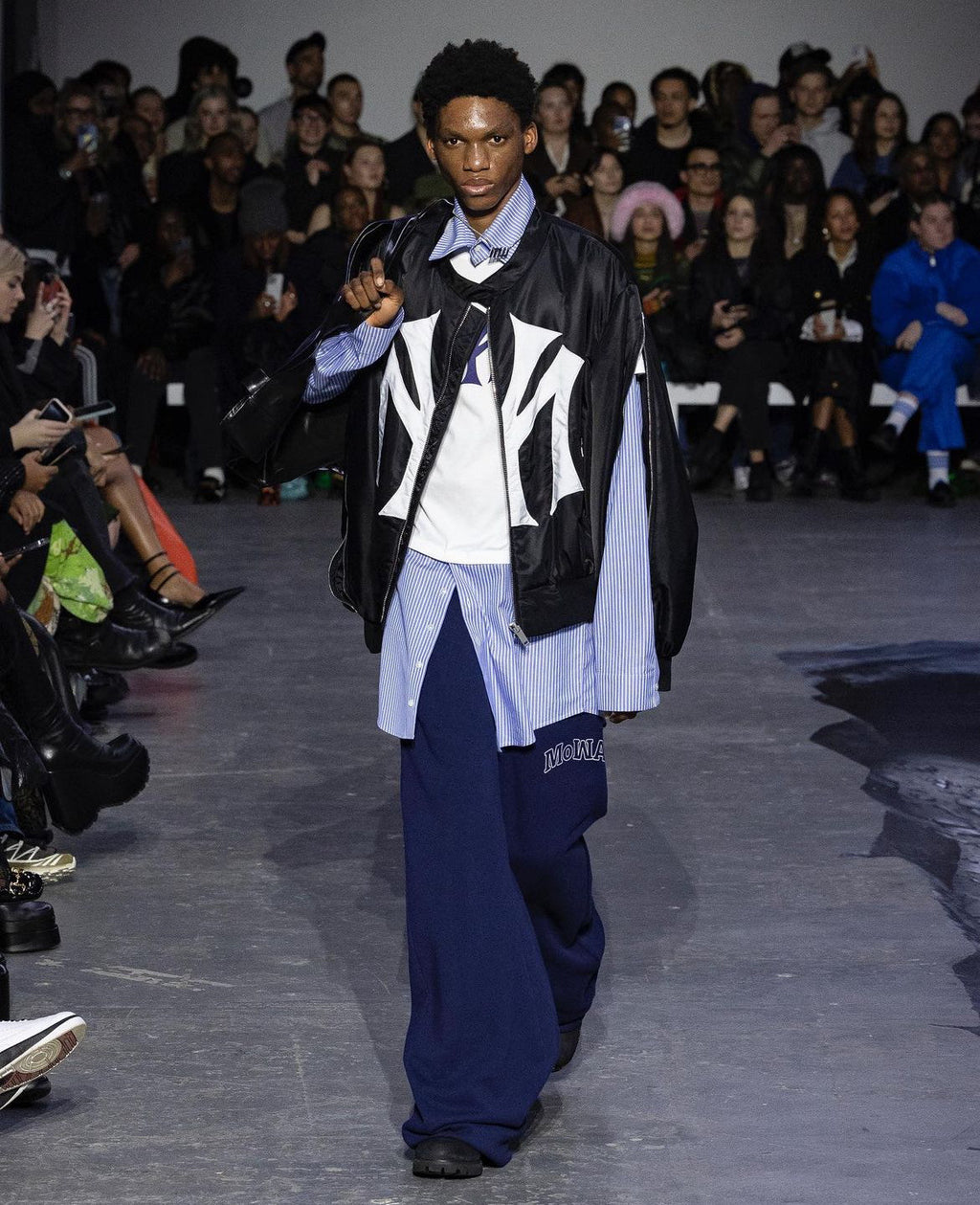 Mowalola My City Zip Jacket Ma-1 Bomber Yvl Playboicarti Autumn Winter High Street Dark Hip Hop Round Neck Long Sleeve Jacket Ngvp #1349