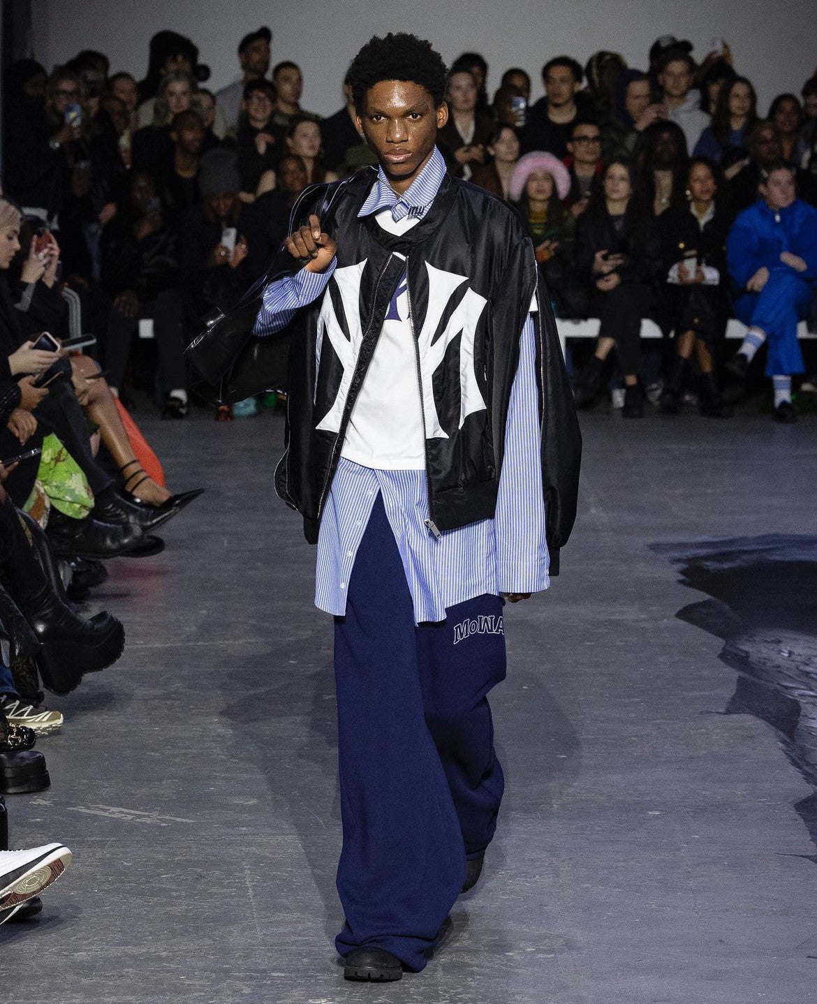 Mowalola My City Zip Jacket Ma-1 Bomber Yvl Playboicarti Autumn Winter High Street Dark Hip Hop Round Neck Long Sleeve Jacket Ngvp #1349