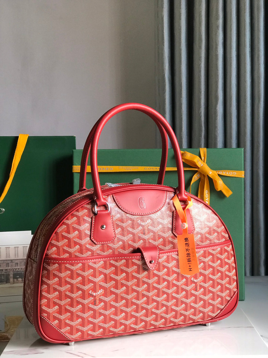 Goyard Large Bowling Bag Classic High-end Shoulder Bag Crossbody Bag Elegant Clutch Stylish Luxurious And Exquisite Bag Bags #196816
