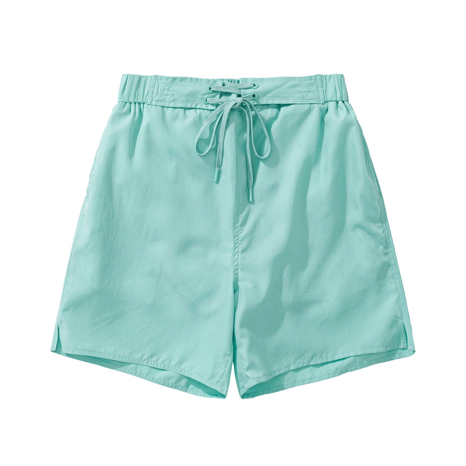 Louis Vuitton Men's Summer Solid Colour Logo Print Lace Up Beach Casual Shorts Pants #99473