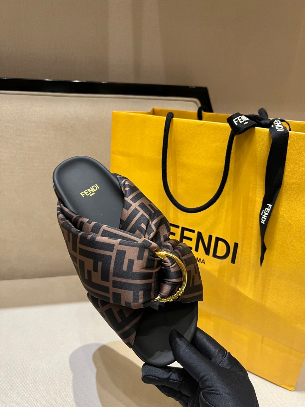 FENDI Fendi Feel Shoes Brown #388733