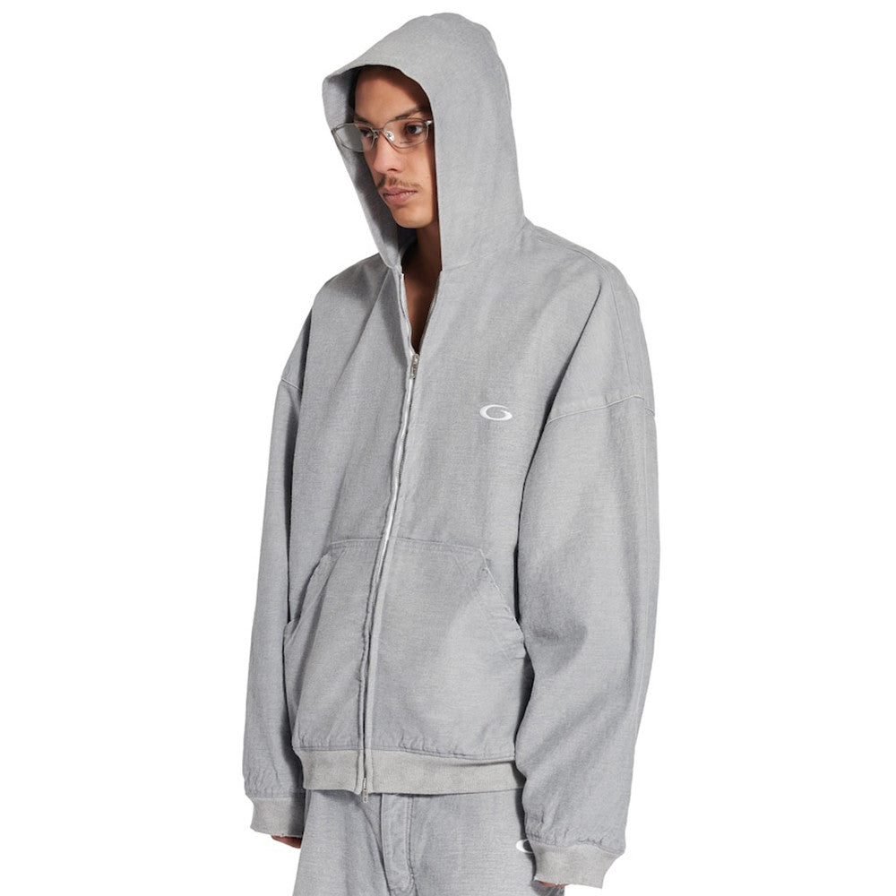 Balenciaga Top-quality Version Men's Trompe L Œil Hoodie Pants in Heather Grey#335727