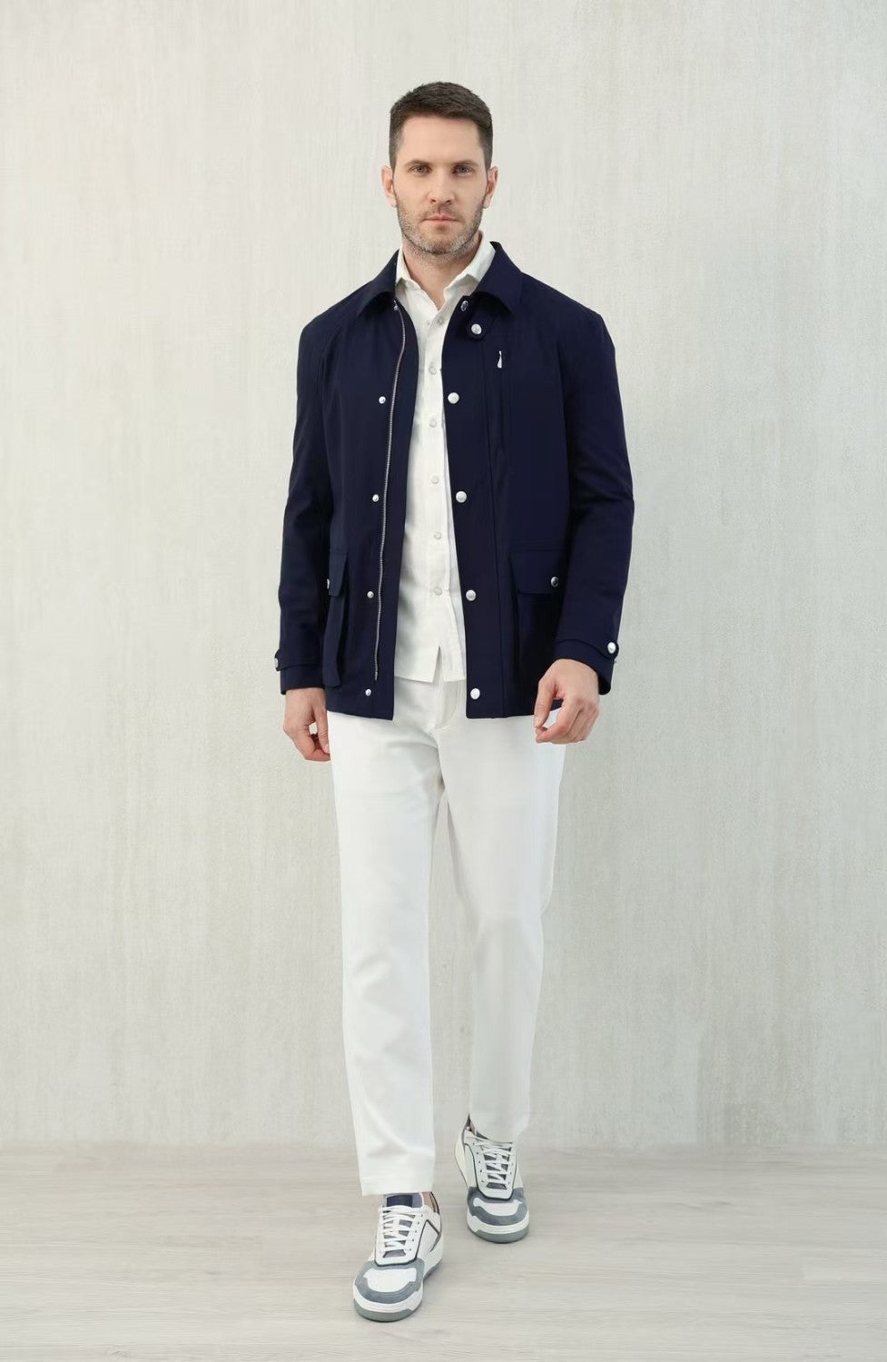 Brunello Cucinelli Men's Spring And Summer Fashion Shoulder Insert Sleeve Military Jacket Light And Comfortable Temperament Jacket Coat Ngvp #9961