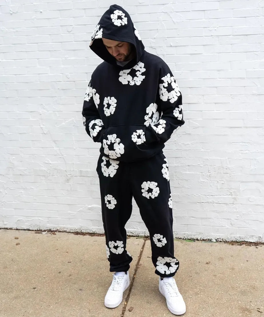 Denim Tears The Cotton Wreath Sweatshirt Black