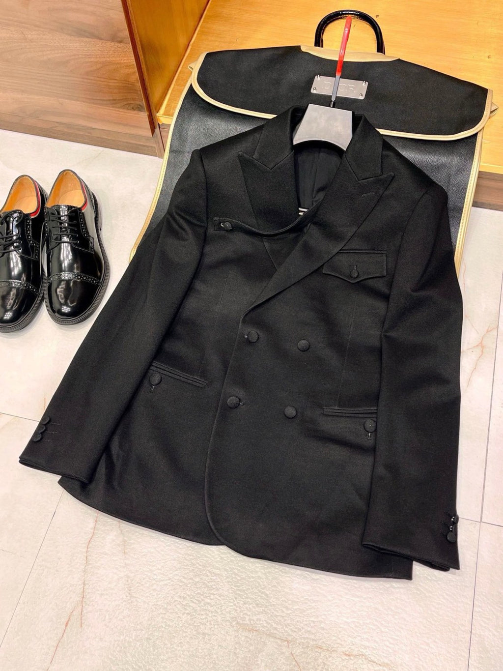 Dior Men's Fall And Winter Wool Blend Black Jacket Single-breasted Suit Top Wedding Suit Blazer Casual Jacket Ngvp #2441