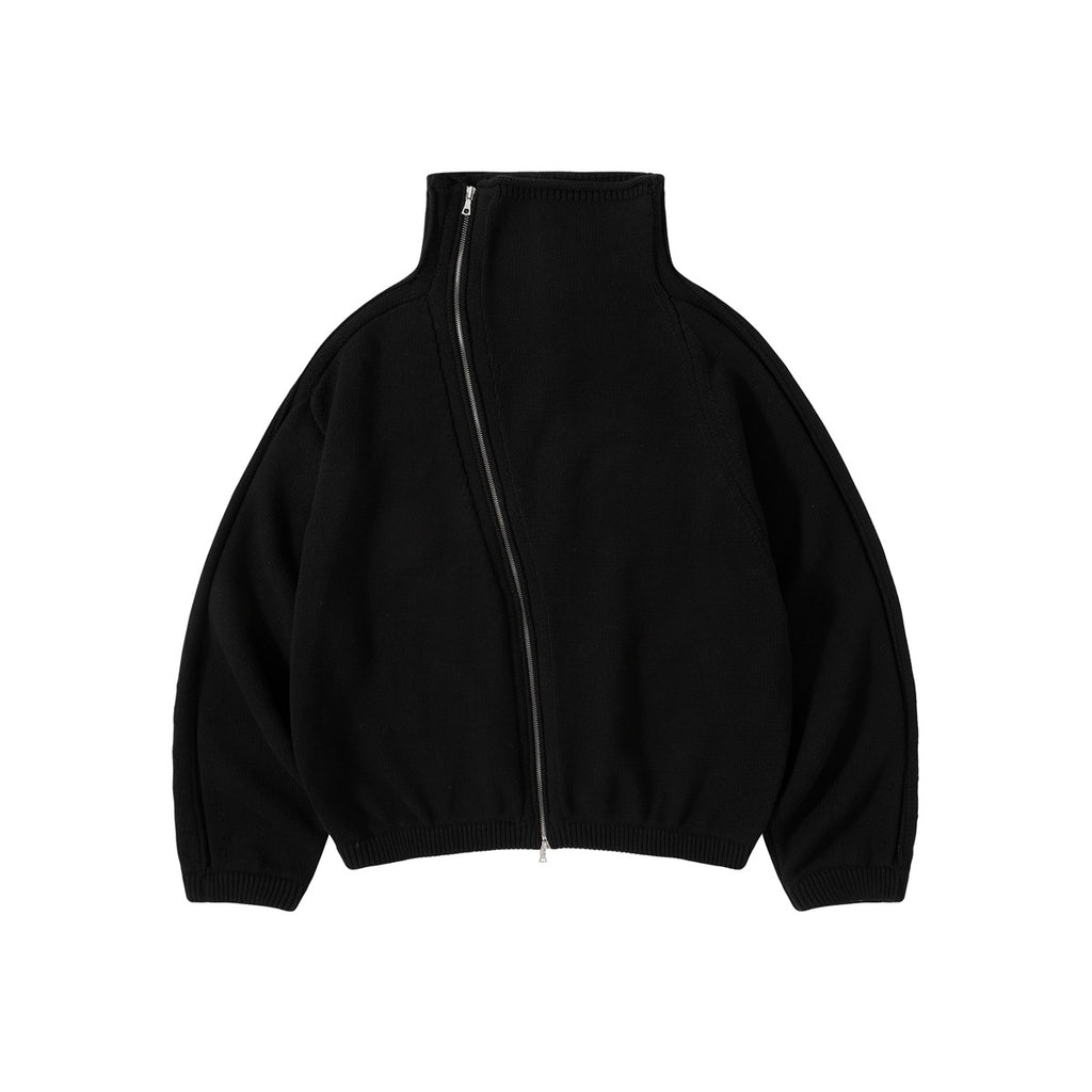 Dries Van Noten DVN Men's Spring And Autumn Winter Zipper Stand up Collar Knitted Solid Color Long Sleeve Sweater Ngvp #2552