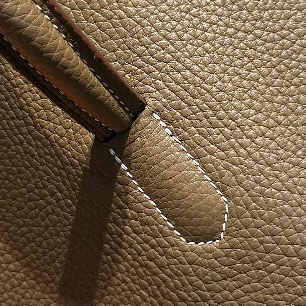 Hermes Men's and Women's Classic Solid Color Leather Business Bag with Silver Buckle  Handbag Laptop Case Bag Bags #78611