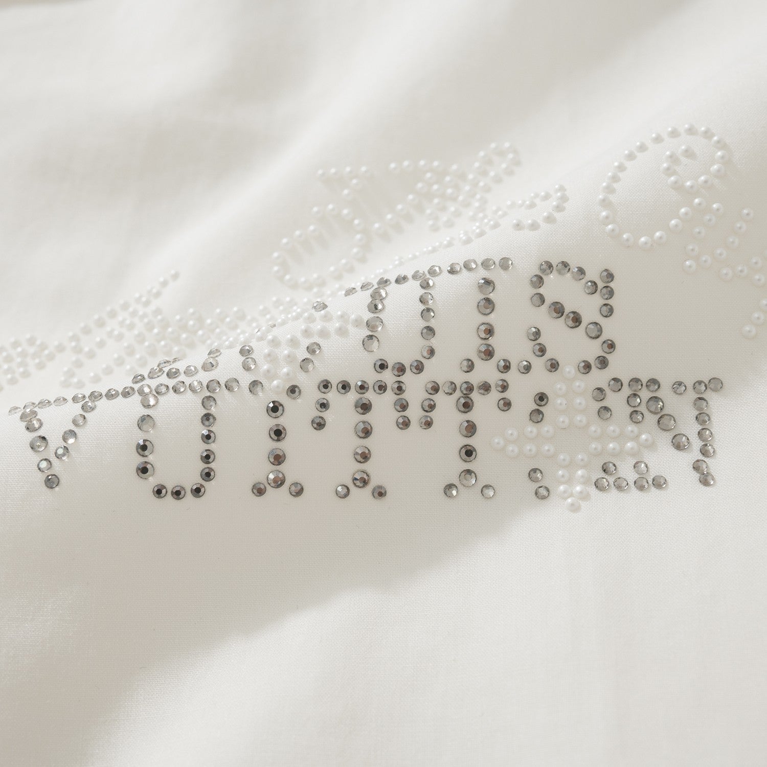 Louis Vuitton Men's Spring And Fall White Letters Logo Embroidery Single Breasted Long Sleeved Shirt #73264