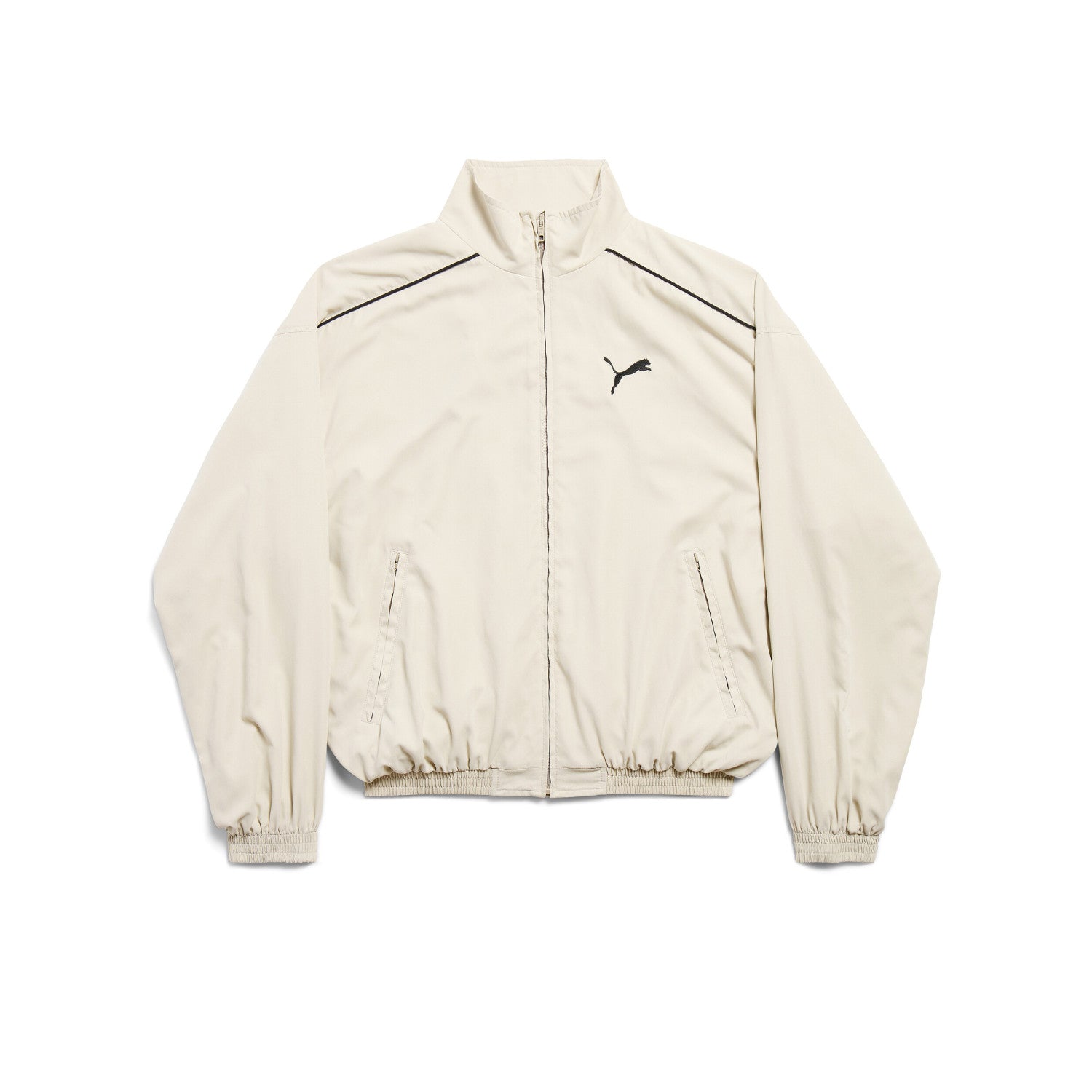 Balenciaga PUMA TRACKSUIT Men's And Women's Spring/Fall Fashion Casual High Neck Zipper Vintage Long Sleeve Sports Jacket #79475