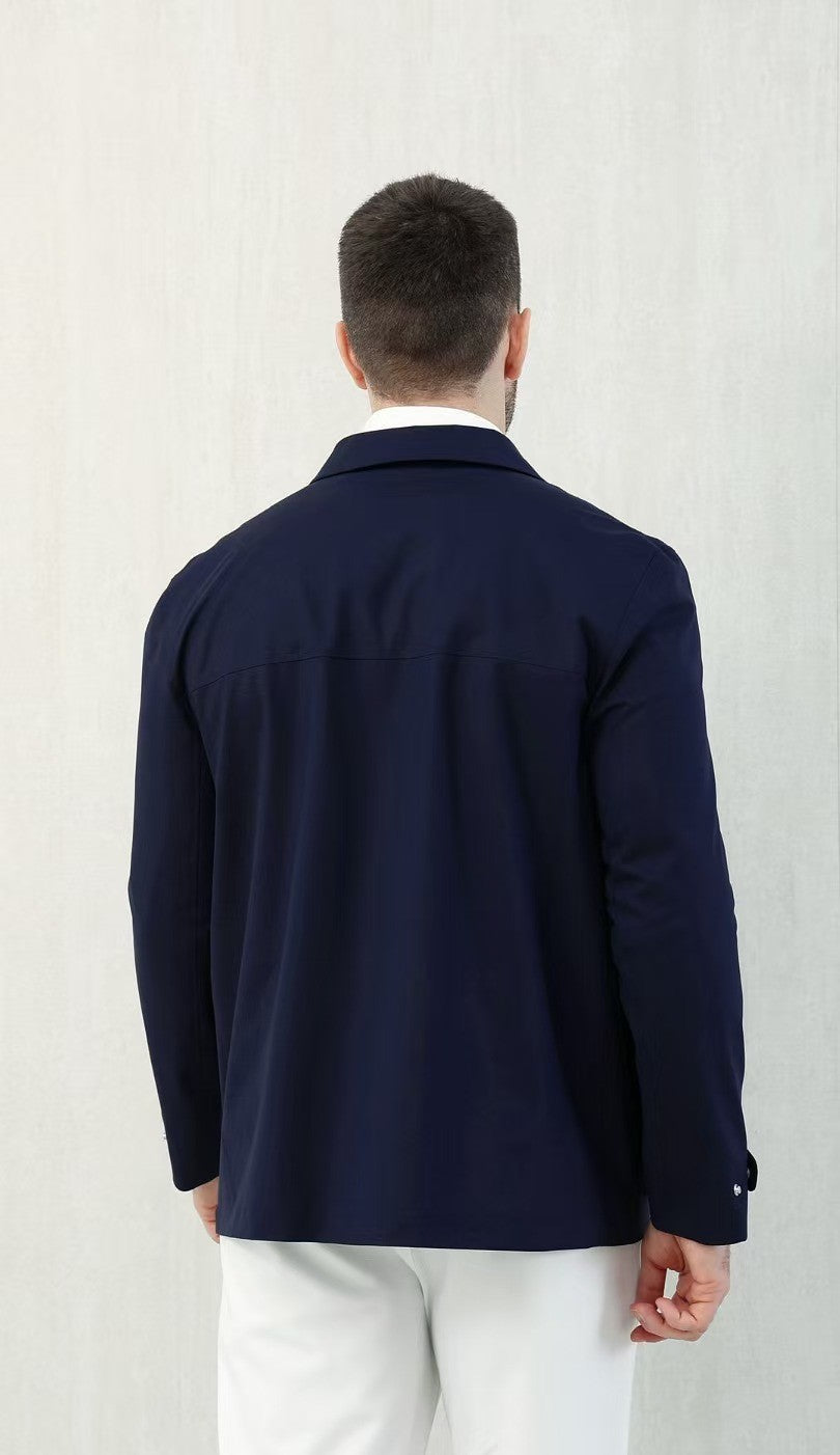 Brunello Cucinelli Men's Spring And Summer Fashion Shoulder Insert Sleeve Military Jacket Light And Comfortable Temperament Jacket Coat Ngvp #9961