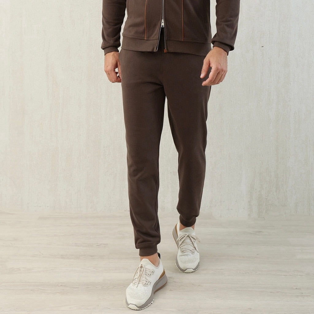 Brunello Cucinelli Men's Lace-up Sweatpants Four Seasons Solid Color Cotton Casual Drawstring Trousers Pants Ngvp #1767
