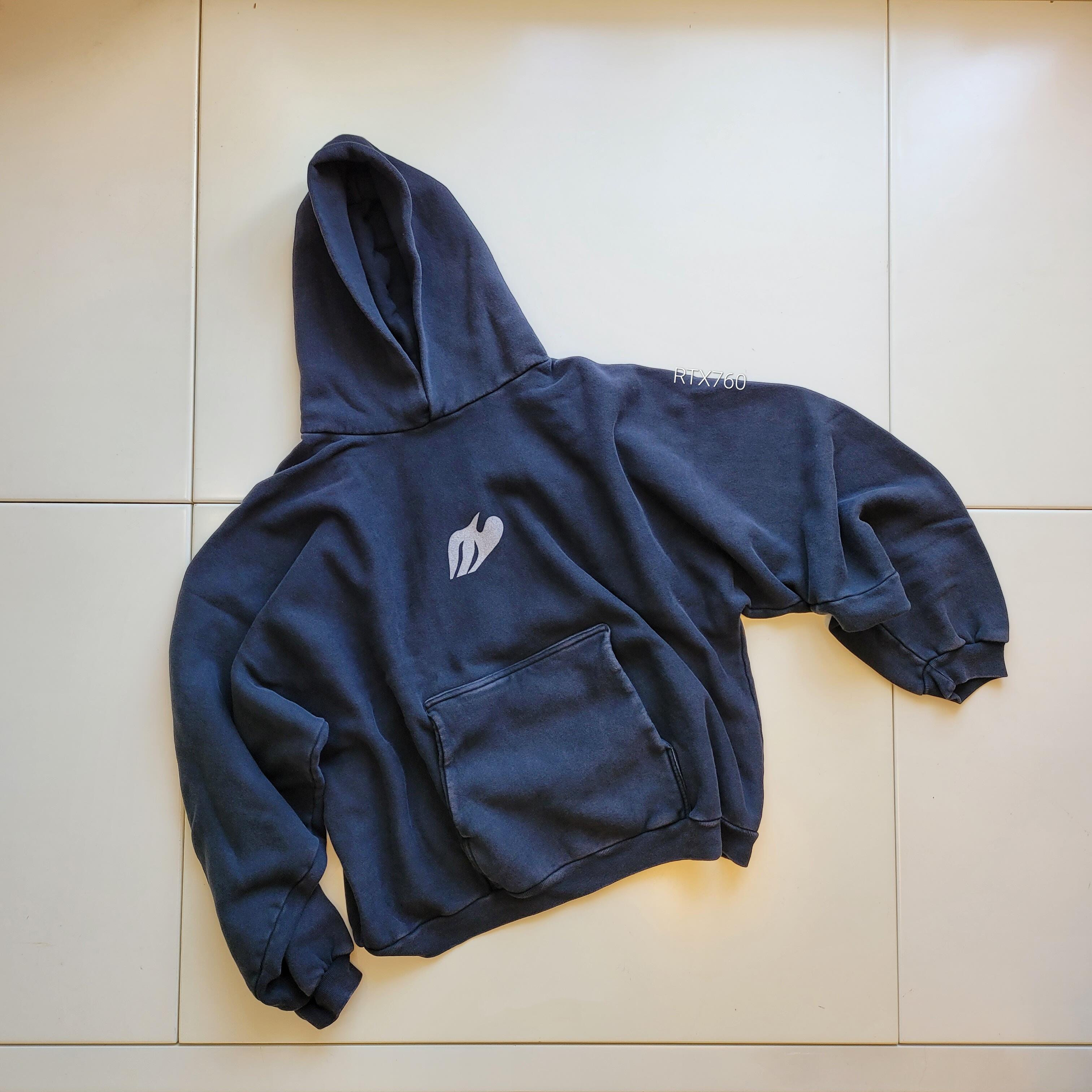 Yeezy Kanye Reflective Hooded Sweatshirt Loose High Street American Tide Hip Hop Hoodie Men's Spring and Autumn Fashion Pullover Sweatshirt Ngvp #1882