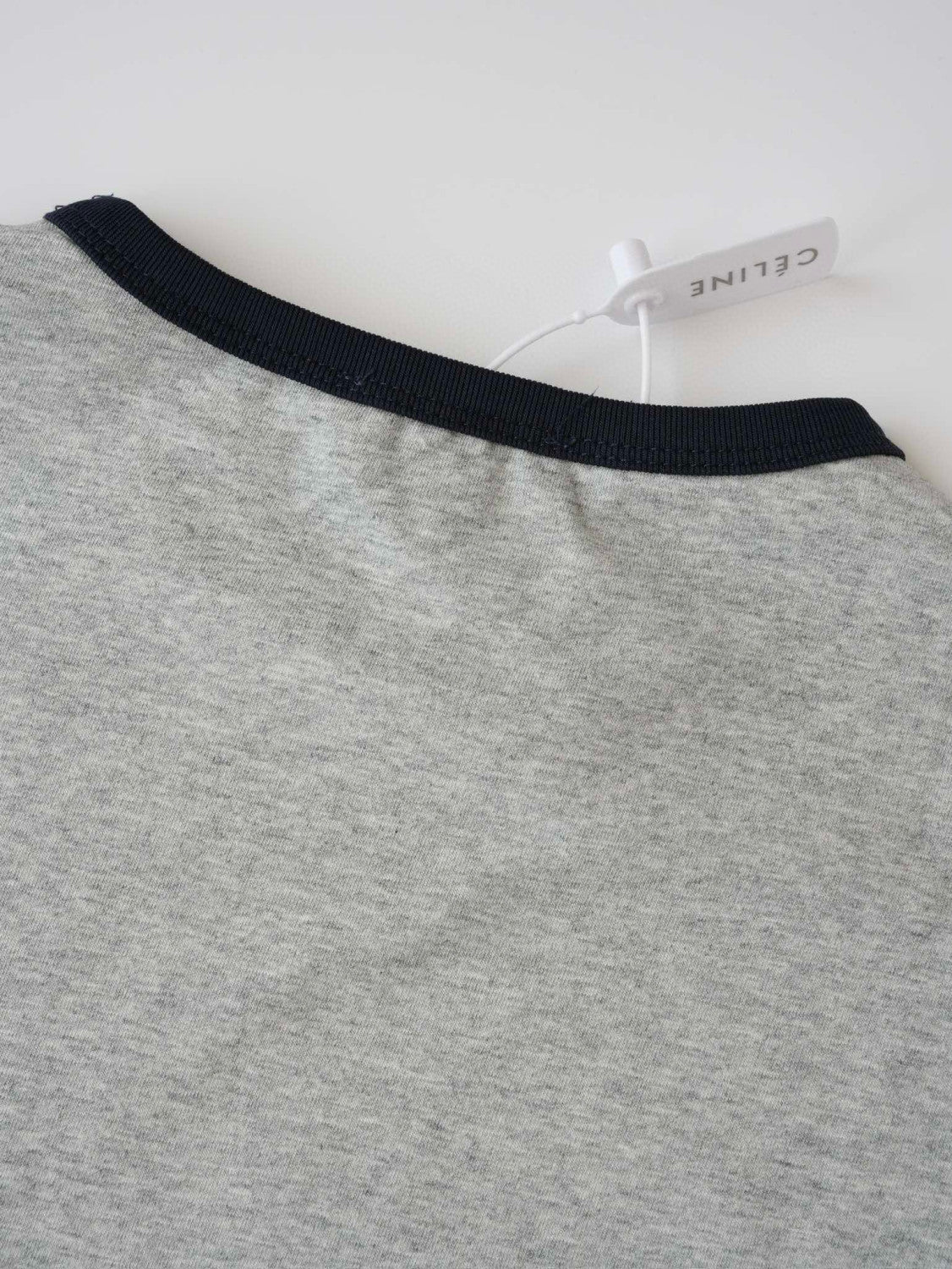 Celine Men's Logo Printed Summer Cotton Jersey Solid Color Round Neck Short Sleeve T-Shirt #76964